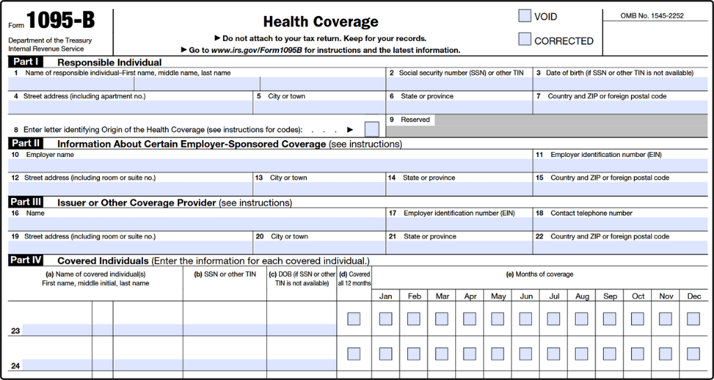 Image of Form 1095-b