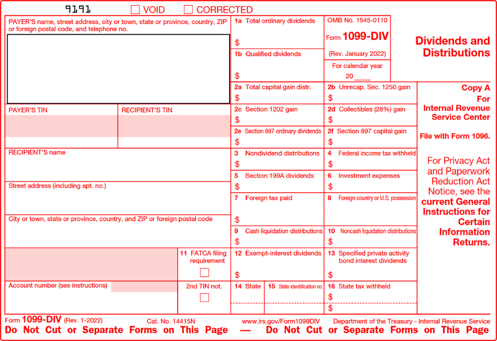 Image of Form 1099-DIV