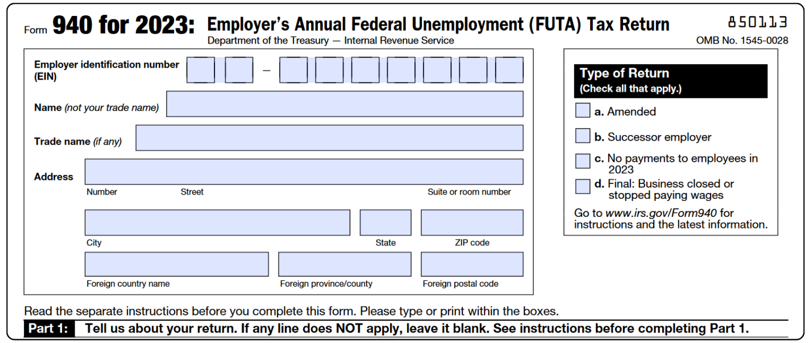 Form 940