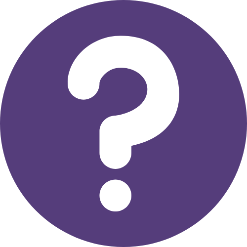 purple - question mark