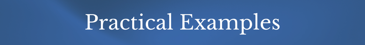 Practical Examples Banner