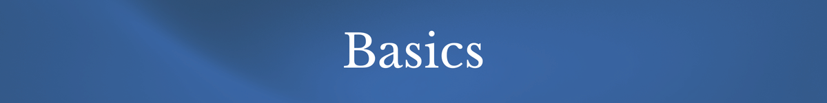 Basics Banner