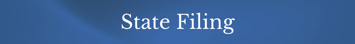 State Filing Banner